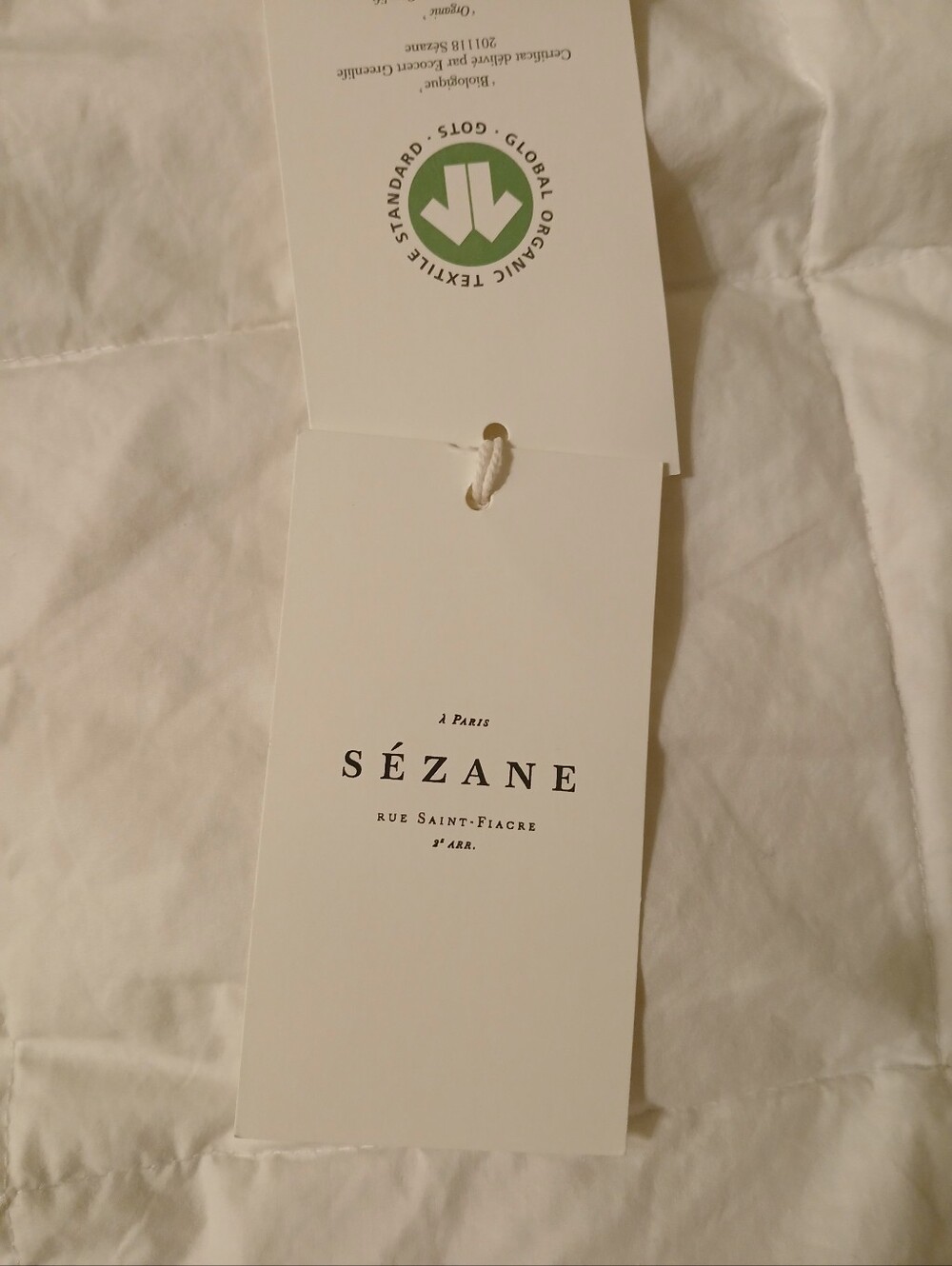 Sezane Rym Shirt In Ecru - Picture 11 of 11